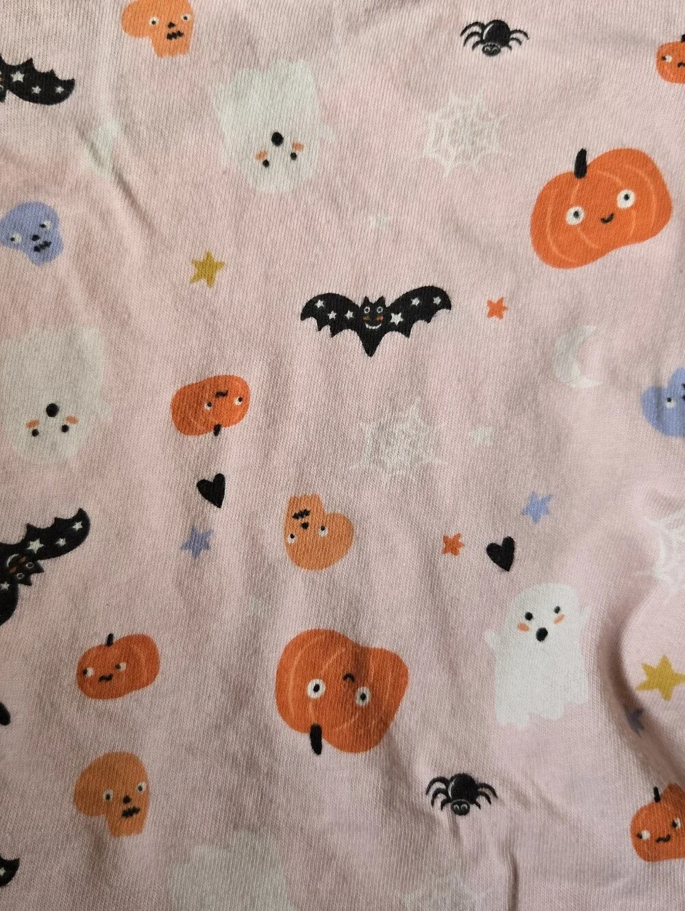 Halloween Pumpkin & Ghost Print Long Sleeve Aline 4T Dress Set Of 2 GUC
